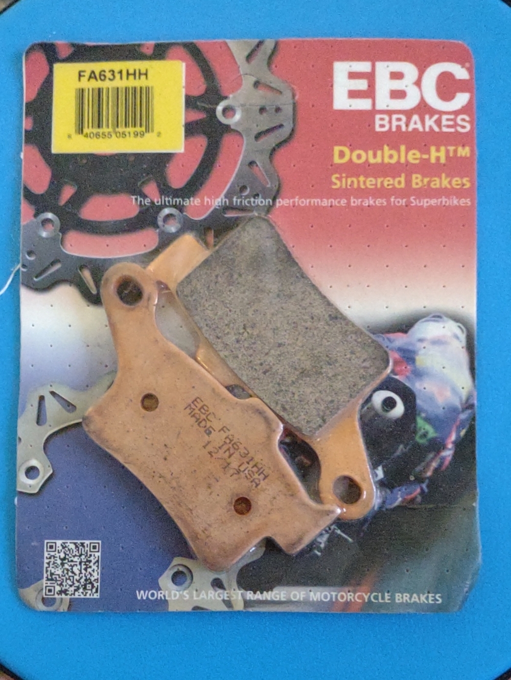 Double-H Sintered Brake Pads - Copper/Gray